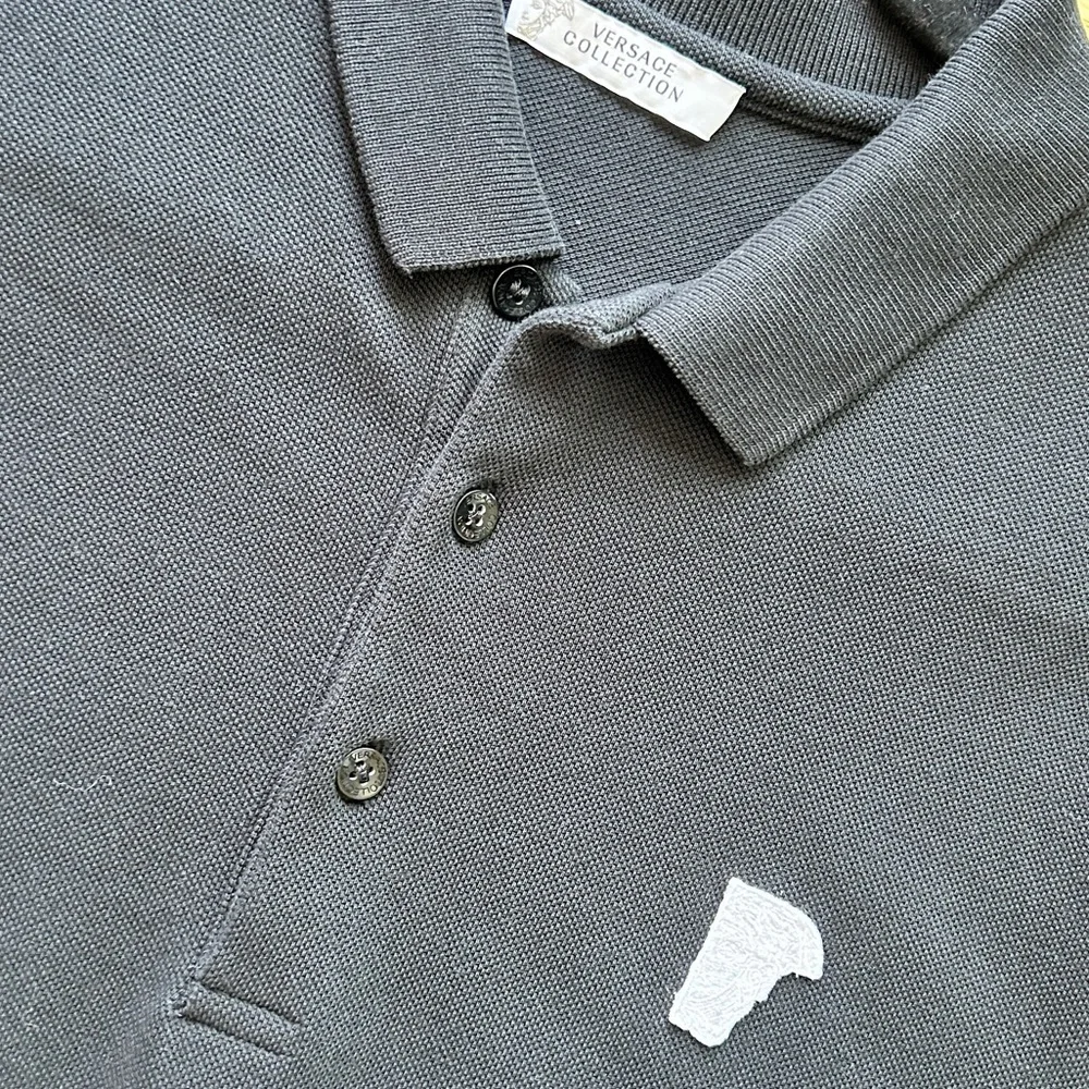 Authentic Versace Collection half Medusa polo shirt.  Pre owned, wore once. - Picture 2 of 5